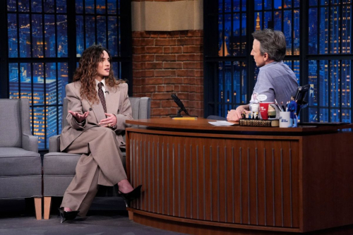 Adria Arjona at Late Night with Seth Meyers, May 2025 3