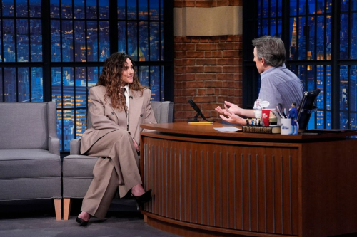 Adria Arjona at Late Night with Seth Meyers, May 2025 4