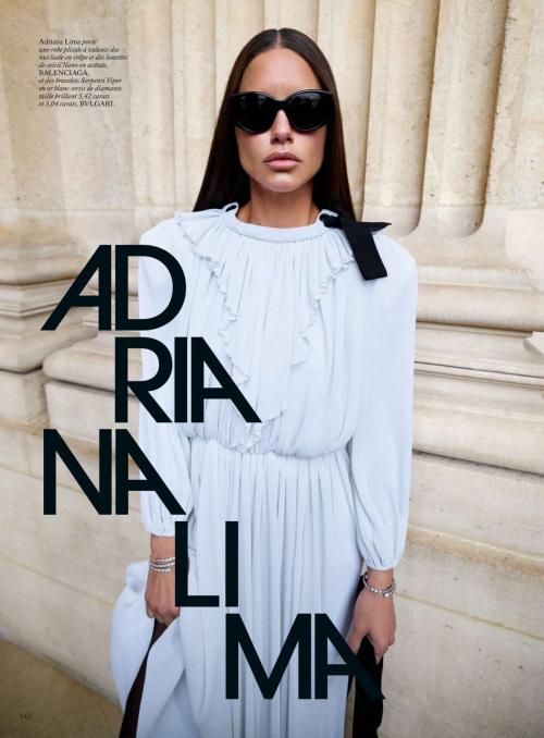 Adriana Lima for Vogue France, May 2025