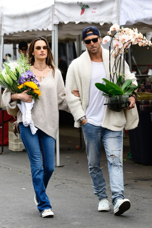 Alessandra Ambrosio and Buck Palmer Shopping in Los Angeles, May 2025 5