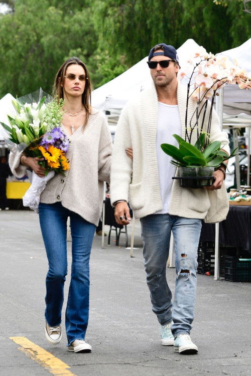 Alessandra Ambrosio and Buck Palmer Shopping in Los Angeles, May 2025 7