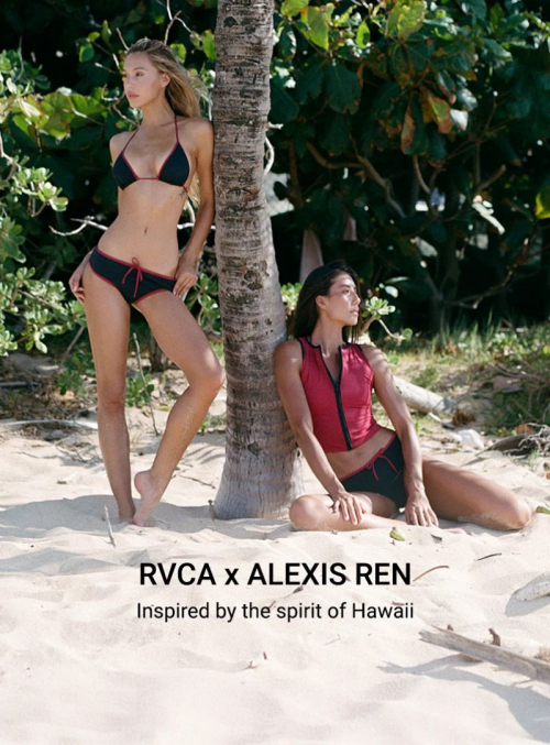 Alexis Ren for RVCA summer capsule collab, May 2025 1