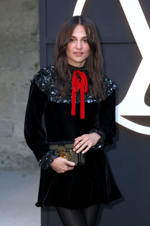 Alicia Vikander at Louis Vuitton Cruise Show, May 2025