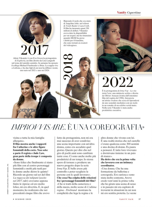 Alicia Vikander in Vanity Fair Italy, June 2025 2