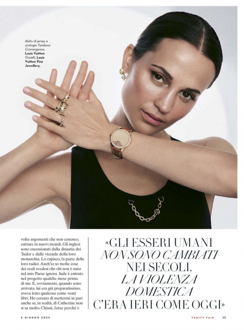 Alicia Vikander in Vanity Fair Italy, June 2025 4