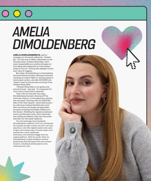 Amelia Dimoldenberg in Adweek Magazine, May 2025 1