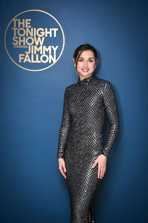 Ana De Armas at Jimmy Fallon Show Appearance, May 2025