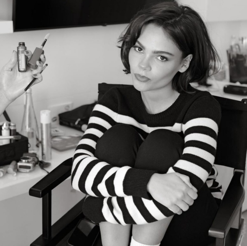 Ariana Greenblatt Black and White Photos, May 2025