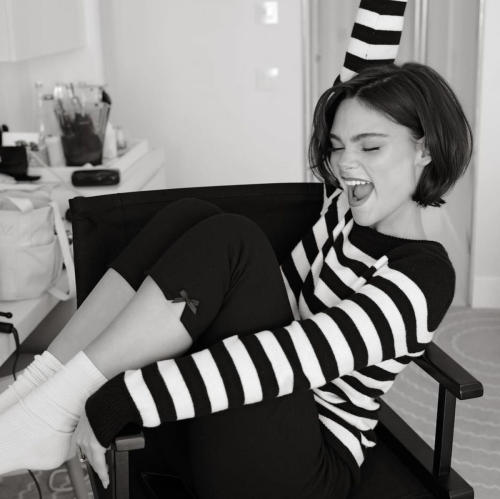 Ariana Greenblatt Black and White Photos, May 2025 4