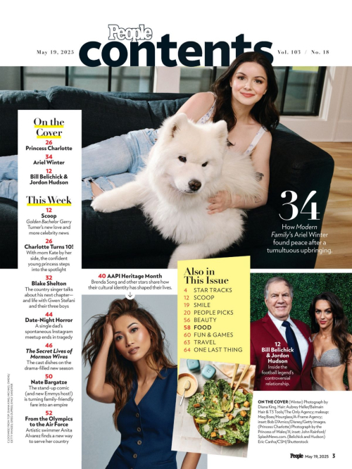 Ariel Winter in People Magazine, May 2025 10