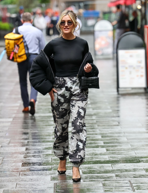 Ashley Roberts Leaves Heart Breakfast Studios, May 2025