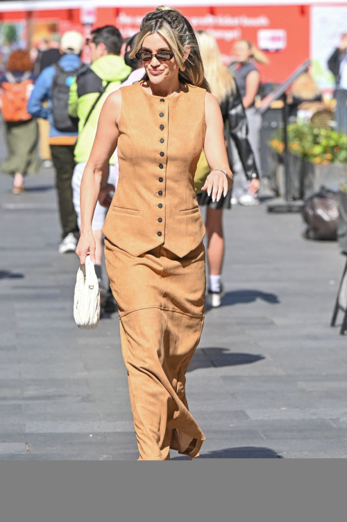 Ashley Roberts Leaves Heart Radio London, May 2025