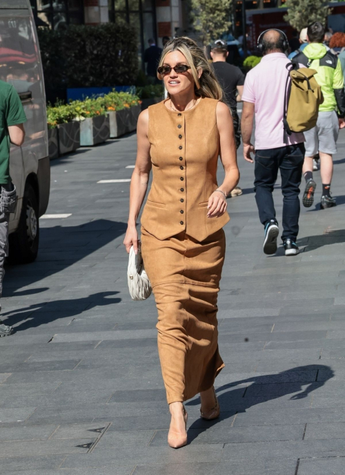 Ashley Roberts Leaves Heart Radio London, May 2025 6