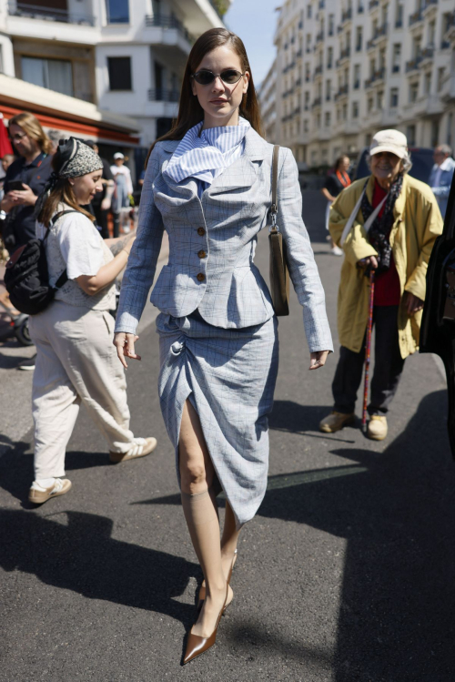 Barbara Palvin Leaves Hotel in Cannes, May 2025
