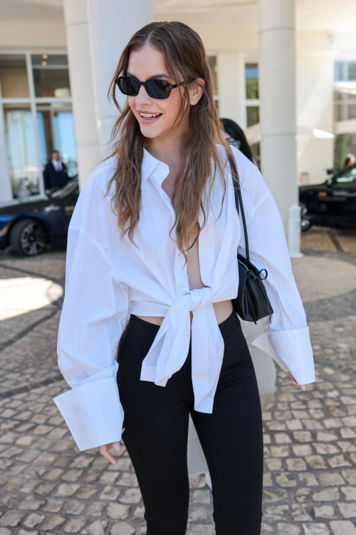 Barbara Palvin Leaves Hotel Martinez Cannes, May 2025 4