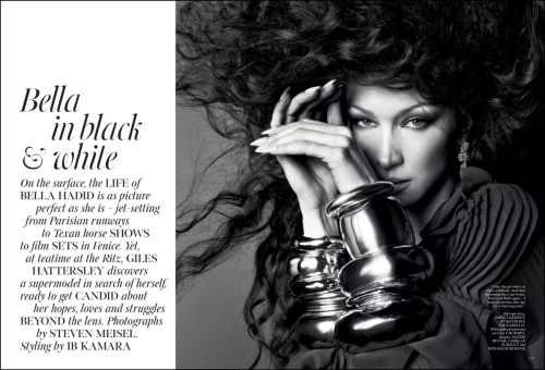 Bella Hadid for UK Vogue Cover Shoot, June 2025 2