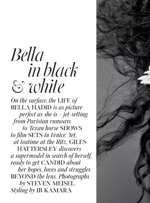 Bella Hadid for UK Vogue Cover Shoot, June 2025 8