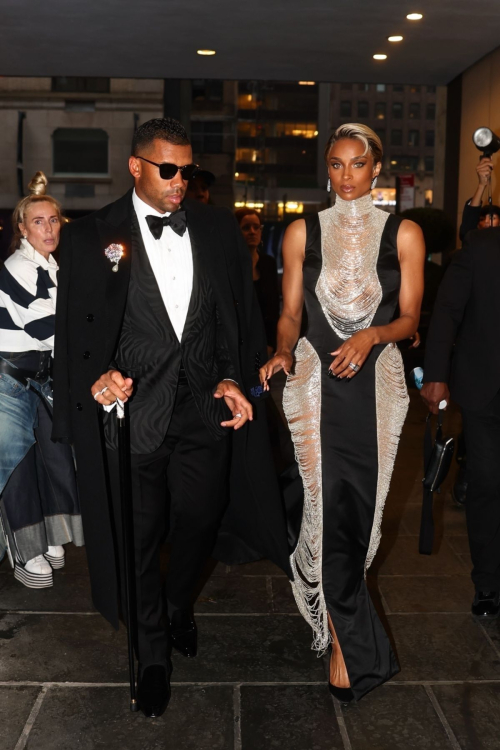 Ciara and Russell Wilson Arrive at 2025 Met Gala, May 2025 5