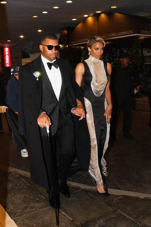 Ciara and Russell Wilson Arrive at 2025 Met Gala, May 2025 6