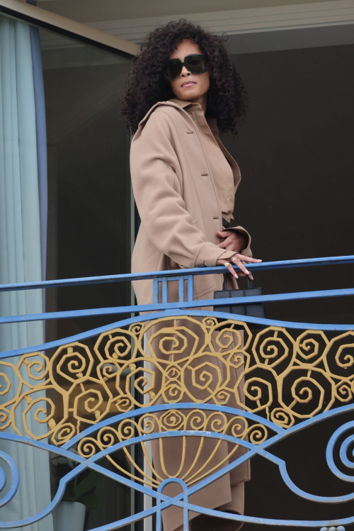 Cindy Bruna on Martinez Hotel Balcony, May 2025