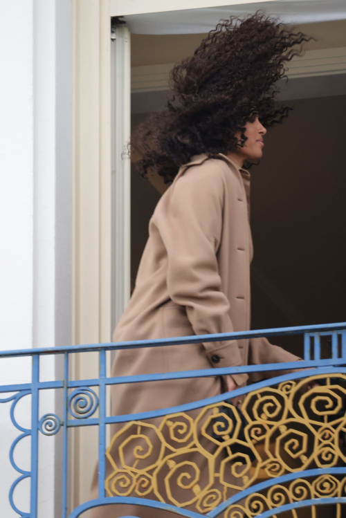 Cindy Bruna on Martinez Hotel Balcony, May 2025 3