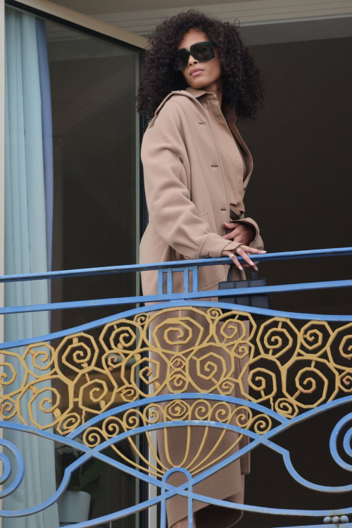Cindy Bruna on Martinez Hotel Balcony, May 2025 4