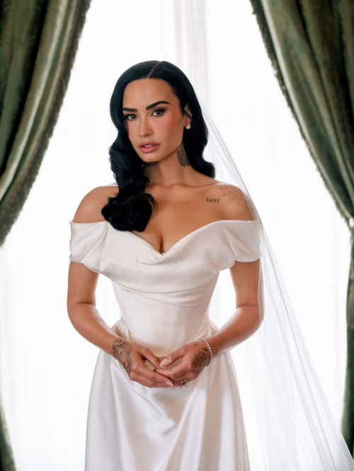 Demi Lovato's Wedding Dress Photo Diary for Vogue, May 2025