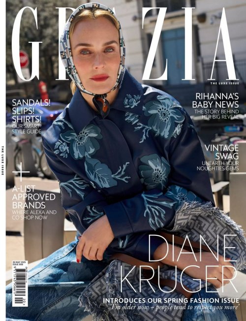 Diane Kruger in Grazia UK Feature, May 2025