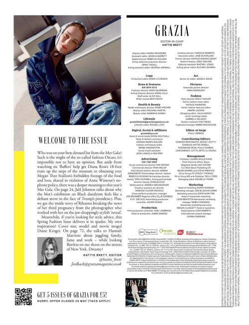 Diane Kruger in Grazia UK Feature, May 2025 12