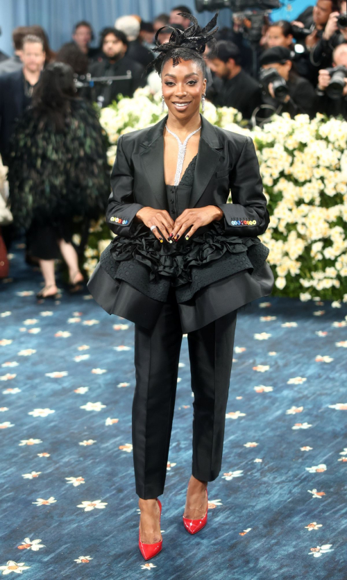 Ego Nwodim at 2025 Met Gala Celebrating Superfine, May 2025 3