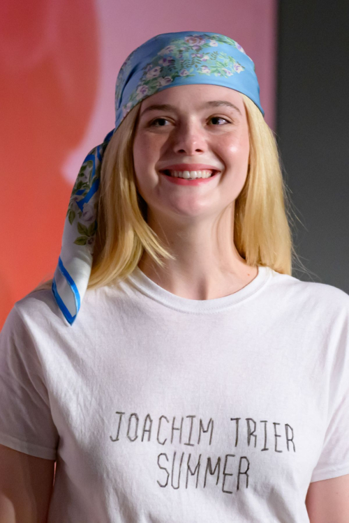 Elle Fanning at Sentimental Value Press Conference, May 2025 5