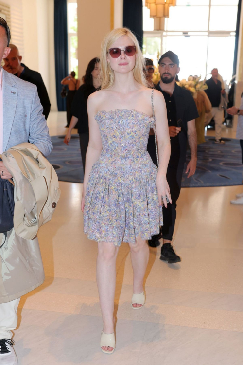 Elle Fanning in Chanel Resort Dress Cannes, May 2025 1
