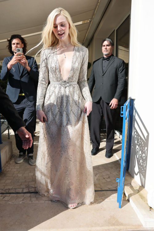 Elle Fanning Leaves Martinez Hotel Cannes, May 2025 6