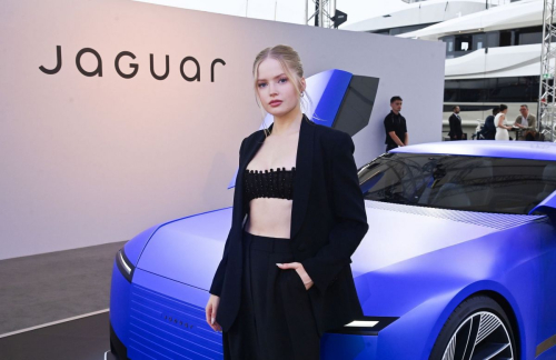 Ellie Bamber at Unveiling of Jaguar Concept Car, May 2025 1