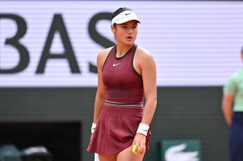Emma Raducanu at French Open match loss, May 2025 4