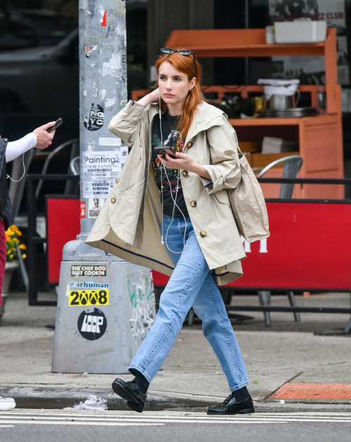 Emma Roberts Spotted in New York City, May 2025