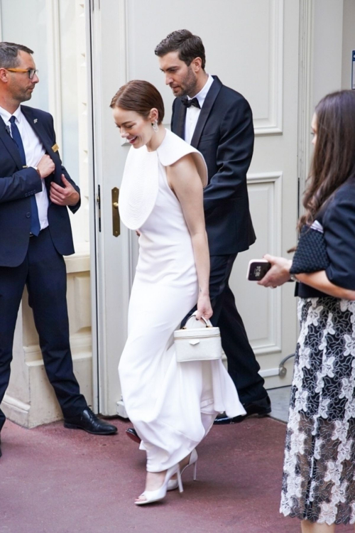 Emma Stone and Dave McCary at Red Carpet Cannes, May 2025 2