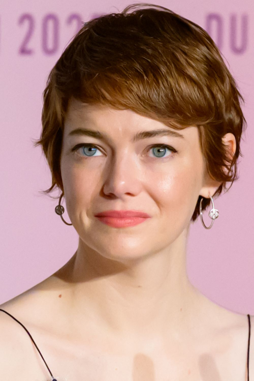 Emma Stone at Eddington Press Conference, May 2025