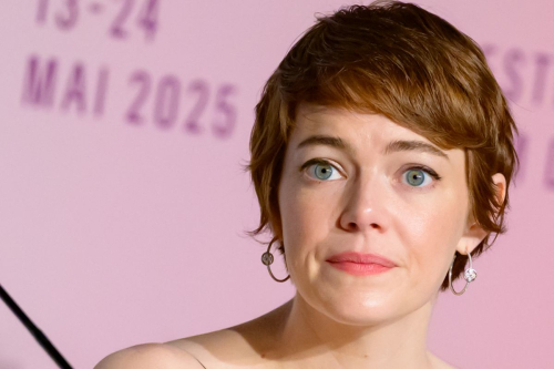 Emma Stone at Eddington Press Conference, May 2025 2