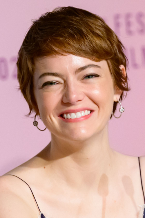 Emma Stone at Eddington Press Conference, May 2025 3
