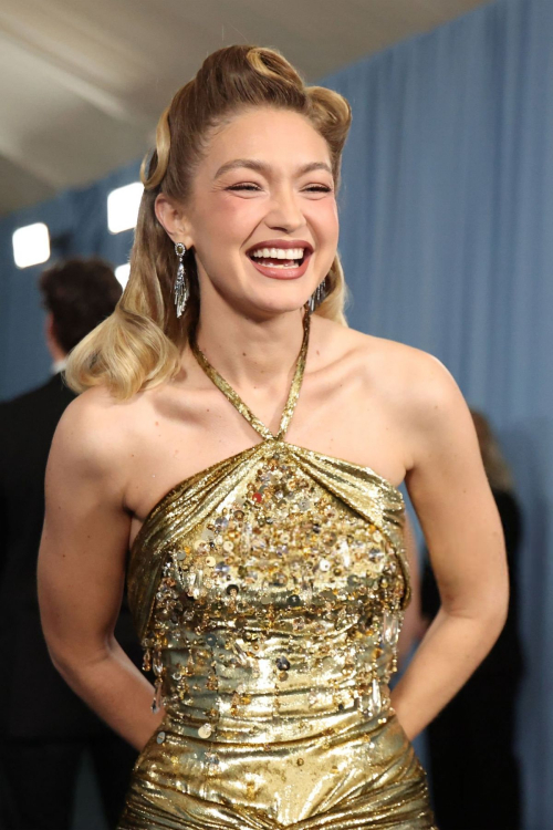 Gigi Hadid at 2025 Met Gala Celebrating Superfine, May 2025
