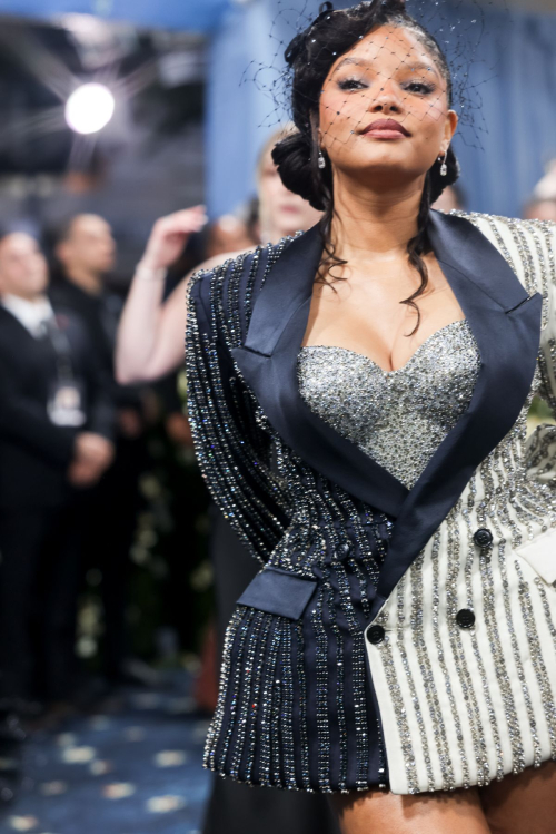 Halle Bailey at 2025 Met Gala Celebrating Superfine, May 2025 9