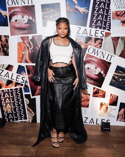 Halle Bailey at Zales Campaign Launch in NYC, April 2025