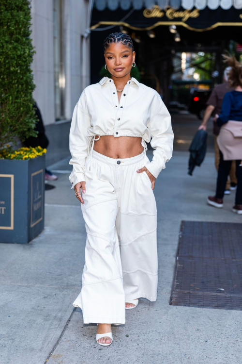 Halle Bailey Out and About on Upper West Side, April 2025