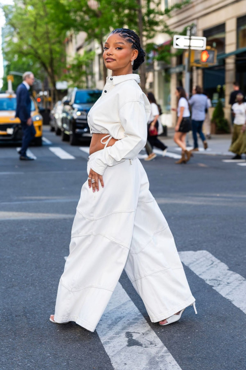 Halle Bailey Out and About on Upper West Side, April 2025 5