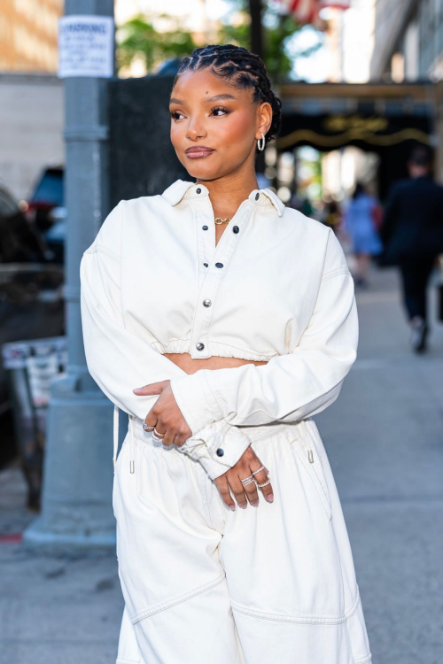 Halle Bailey Out and About on Upper West Side, April 2025 6