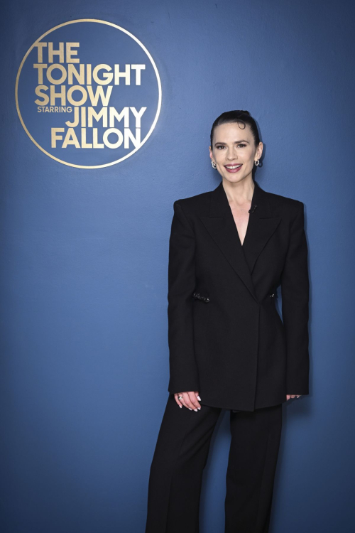 Hayley Atwell at Jimmy Fallon Appearance, May 2025