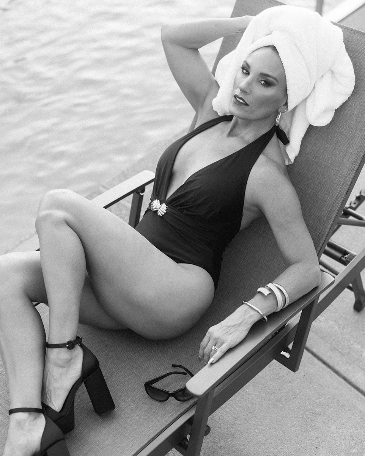 Heidi D’Amelio black and white photoshoot, May 2025