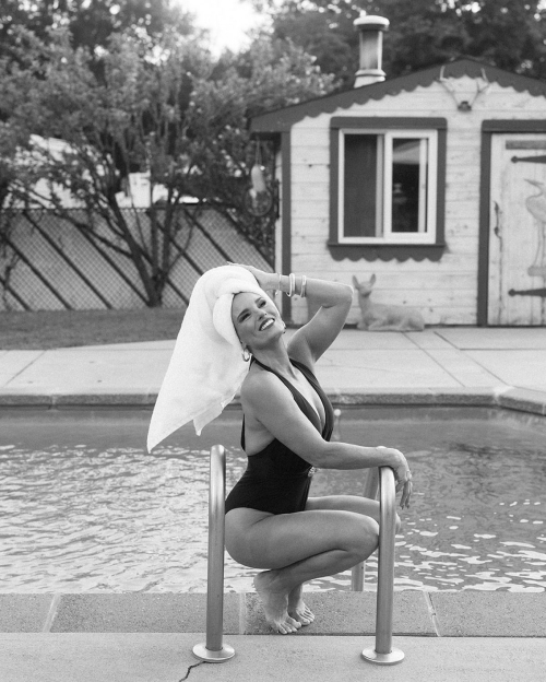 Heidi D’Amelio black and white photoshoot, May 2025 2