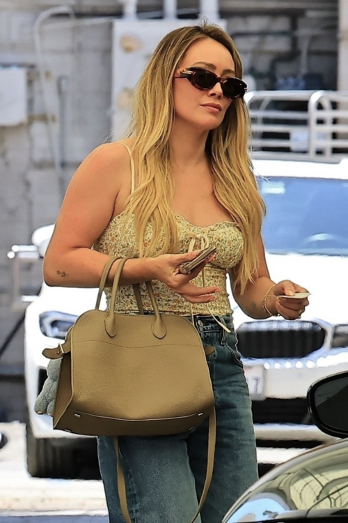 Hilary Duff Arrives at E Baldi Beverly Hills, May 2025 6